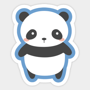 Kawaii Panda Bear T-Shirt Sticker